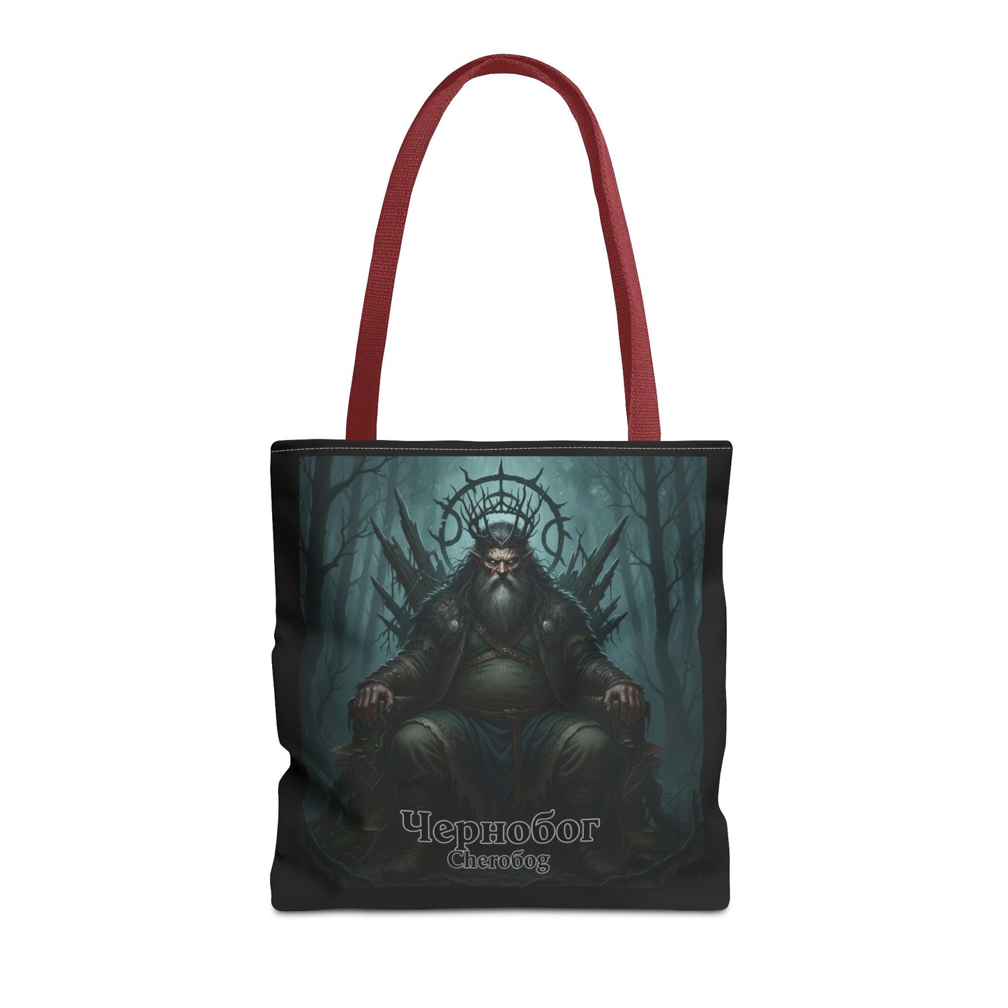 Chernobog Tote Bag – Slavic God of Darkness Folklore Tote