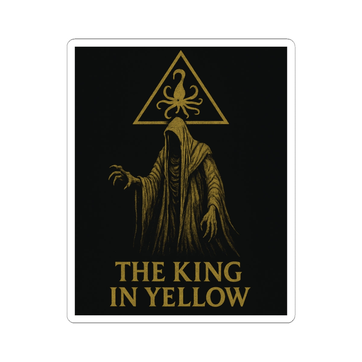 King in Yellow Vinyl Sticker