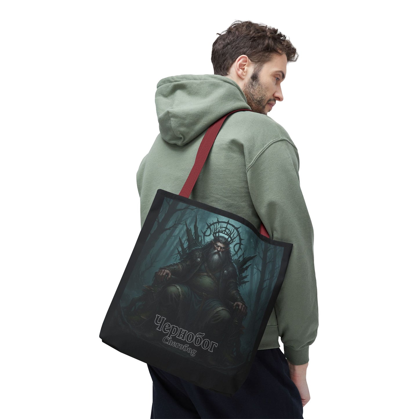 Chernobog Tote Bag – Slavic God of Darkness Folklore Tote