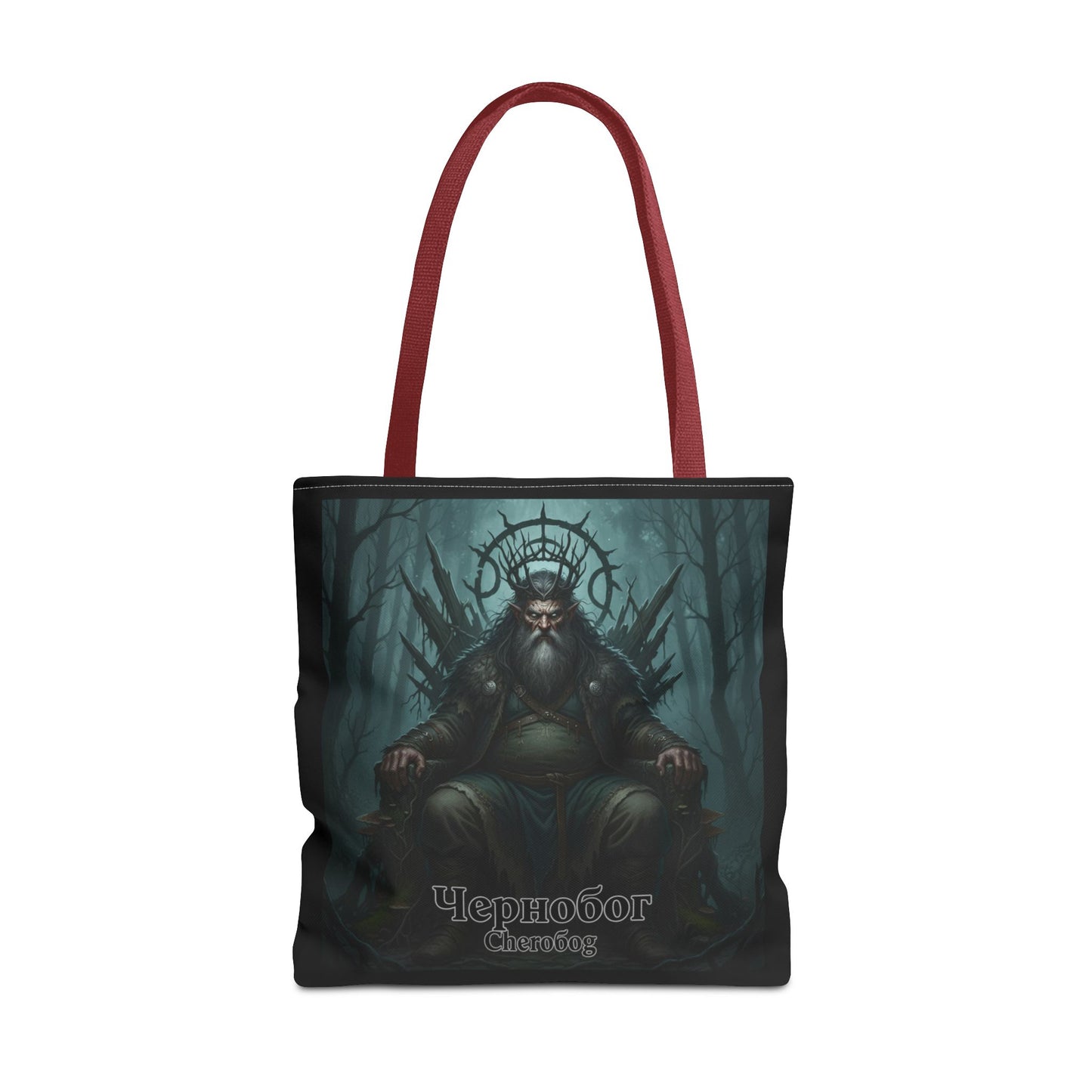 Chernobog Tote Bag – Slavic God of Darkness Folklore Tote