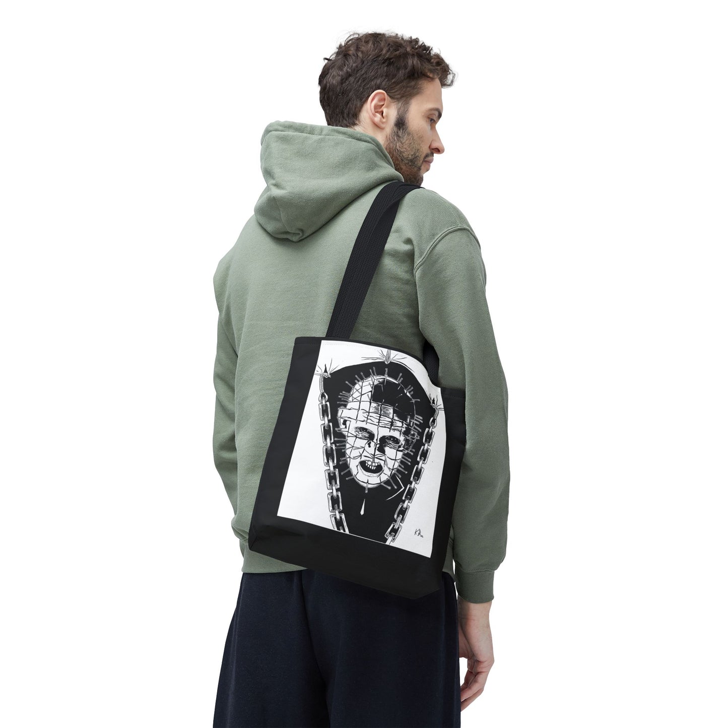 Hellraiser Pinhead Tote Bag – Horror Fan Canvas Shopper