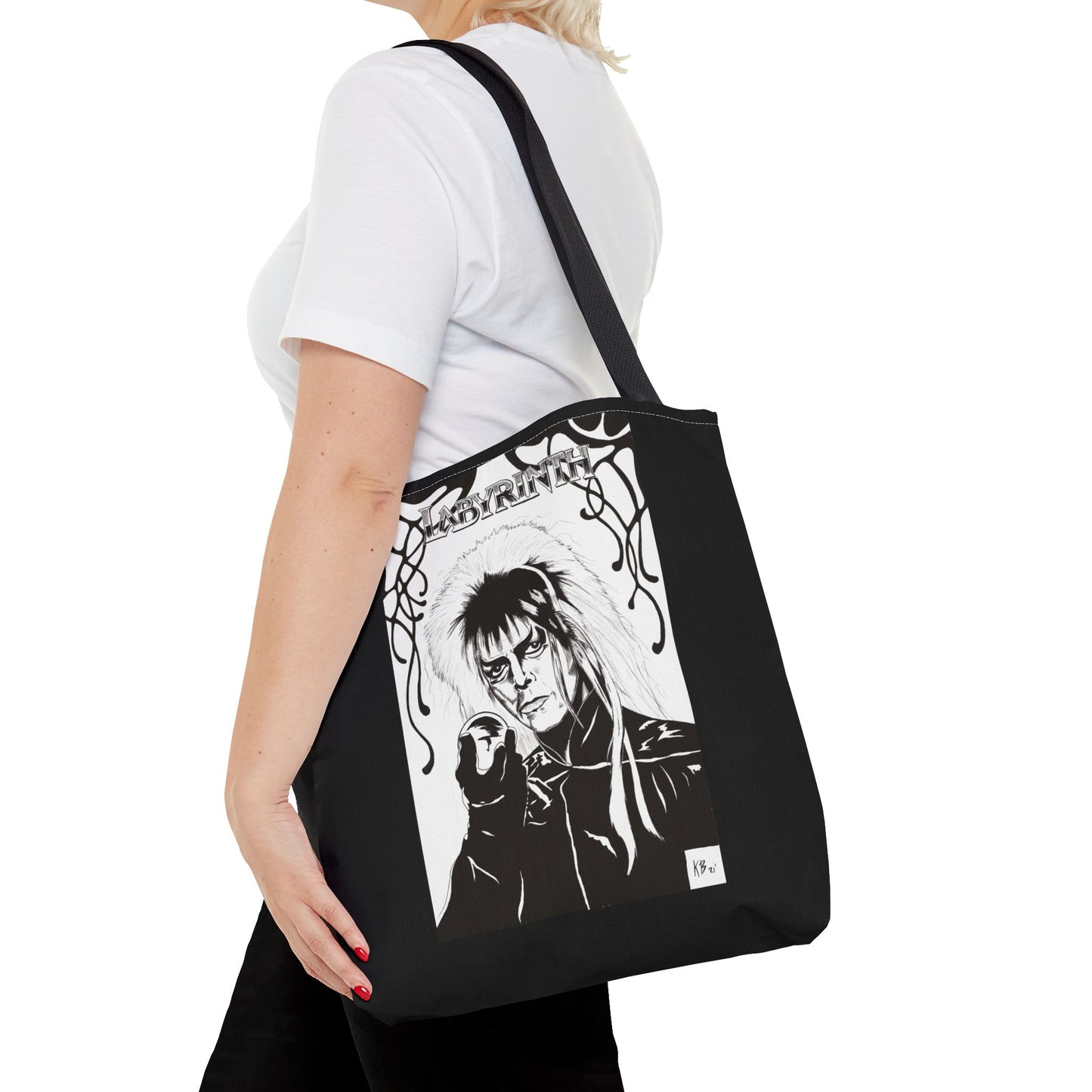 Jareth the Goblin King Tote Bag – Labyrinth Fan Art Market Tote