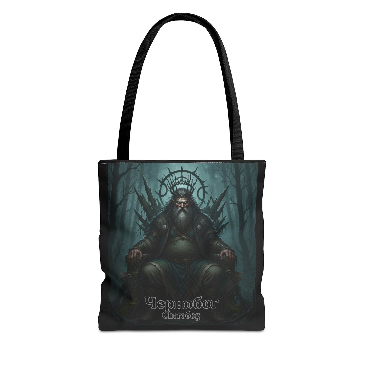 Chernobog Tote Bag – Slavic God of Darkness Folklore Tote