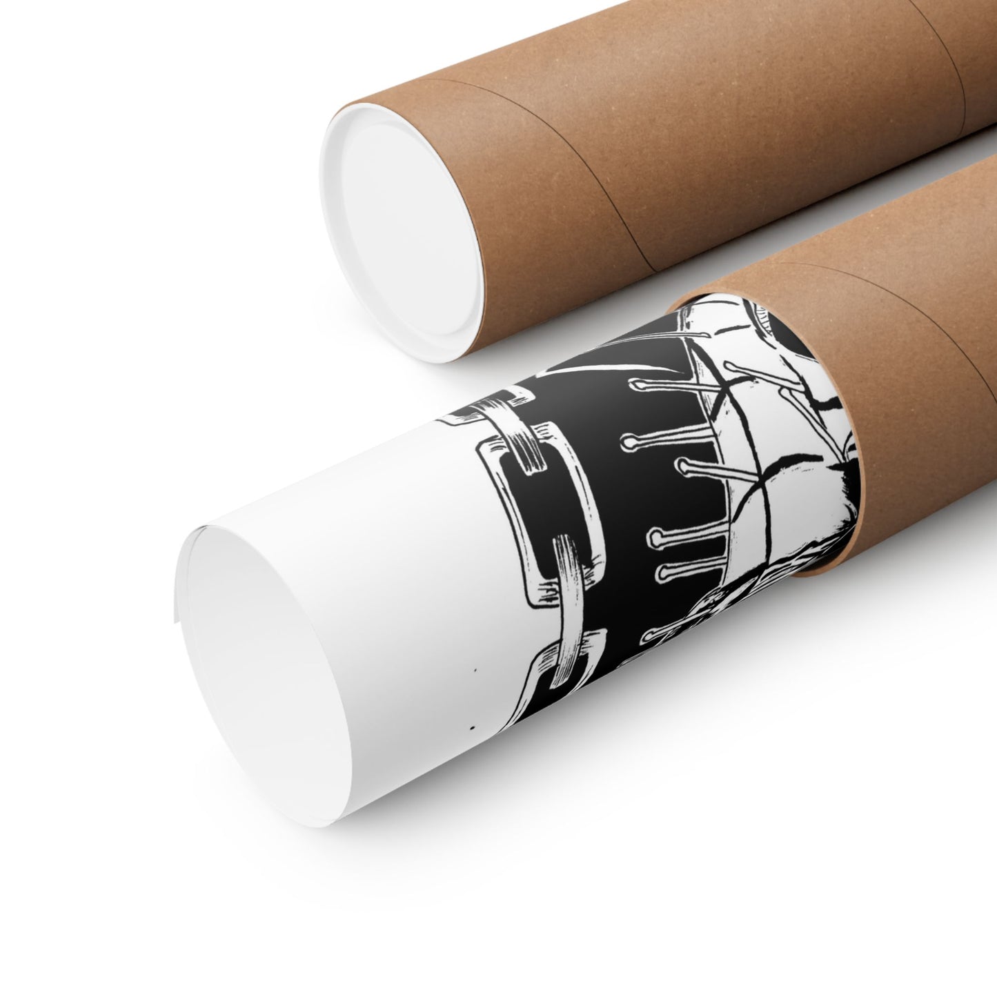 Hellraiser Pinhead Portrait Wall Art – Dark Horror Matte Poster for Fans